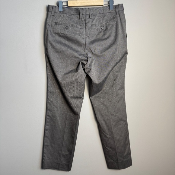 Banana Republic Men's Slim Fit Herringbone Cotton Casual Dress Pant Gray‎ 32x30 - Picture 6 of 13